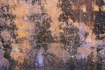 Background with the image of rusty iron