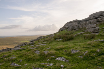 Cox Tor, Dartmoor in the early evening