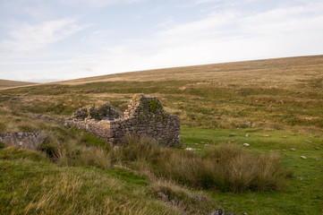 Old derelict building on Dartmoor