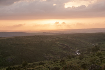 Fototapeta premium Early evening on Dartmoor