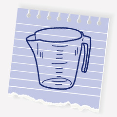 measuring cup doodle