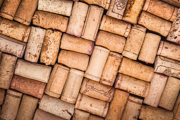 Wine corks background