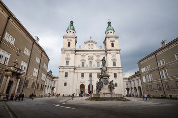 Fototapeta na wymiar The Baroque Old Town, Salzburg Old Town, Austria