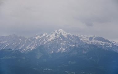 Fototapeta na wymiar View from Untersberg Mountain in Salzburg, Austria
