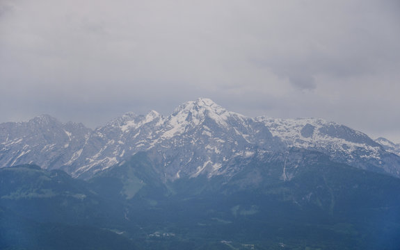 View from Untersberg Mountain in Salzburg, Austria