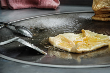 Roti, Street Food dessert in Bangkok, Thailand