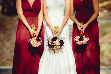 Wedding bride bouquet