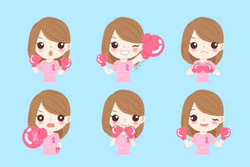 woman with breast cancer