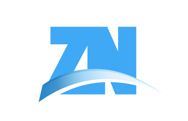 ZN Initial Logo for your startup venture