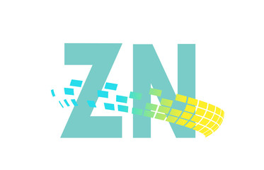 ZN Initial Logo for your startup venture
