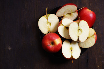 fresh red apple