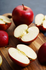 fresh red apple