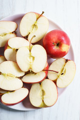 fresh red apple