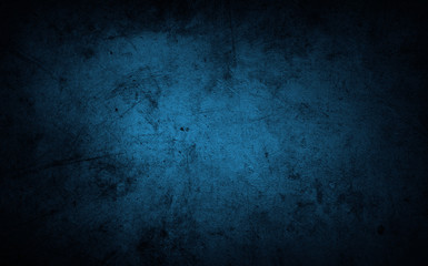 Blue dark concrete wall