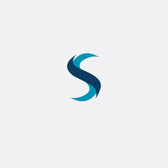 Letter S logo icon design template elements