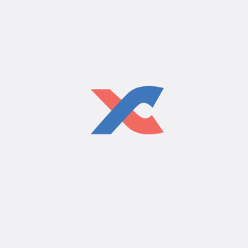 Letter xc  logo icon design template elements