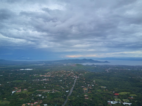 Panorama of managua city