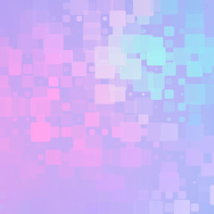 Pale purple pink turquoise glowing rounded tiles background