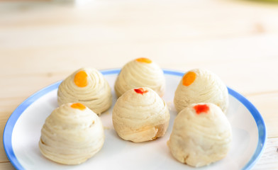 Sweet Chinese Pastry-mung bean with egg yolk