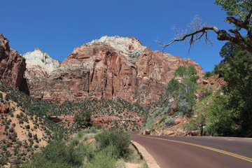Scenic Byway 12 in Red Canyon. Utah. USA