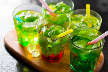 Summer mojito cocktail