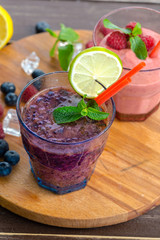 blueberry smoothies
