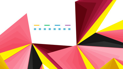 Modern triangle presentation template