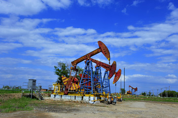 Fototapeta premium The oil pump