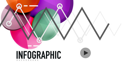Modern geometric presentation background