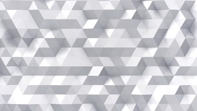 Geometric Triangle Wall waving background.
