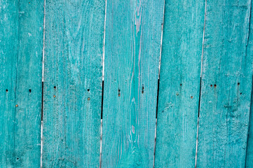 Old painted wooden fence background texture for design