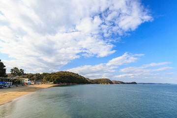 Fototapeta premium 牛窓海水浴場 -瀬戸内海の穏やかな浜-