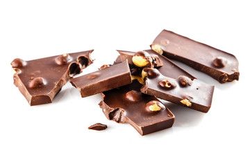 chocolate with hazelnuts