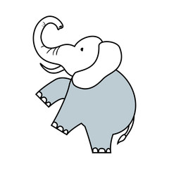 Cute elephant cartoon