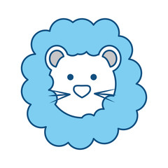 Cute lion cartoon