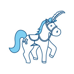 Circus horse cartoon