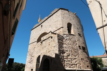 Fototapeta na wymiar Torre porta terra Alghero