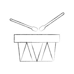 drums musical instrument icon vector illustration design