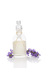 Obraz na płótnie Canvas Natural lavender cosmetics.