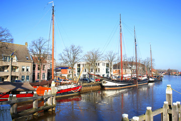 Zwartsluis in the Province Overijssel, The Netherlands