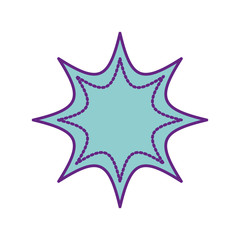 pop art splash icon vector illustration design