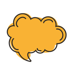 speech bubble isolated icon vector illustration design