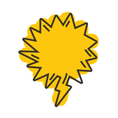 speech bubble isolated icon vector illustration design