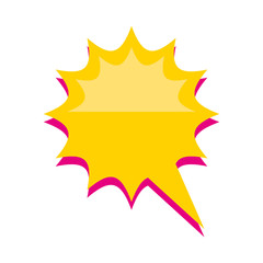 speech bubble isolated icon vector illustration design