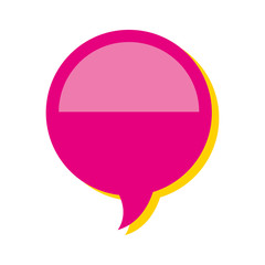 speech bubble isolated icon vector illustration design