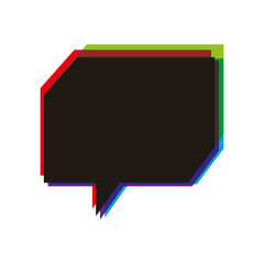 speech bubble isolated icon vector illustration design