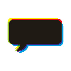 speech bubble isolated icon vector illustration design