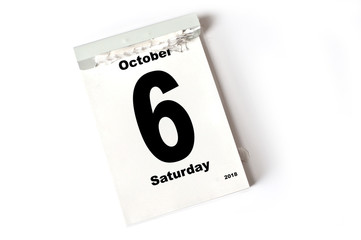 6. October 2018