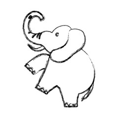 Cute elephant cartoon