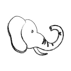 Cute elephant cartoon